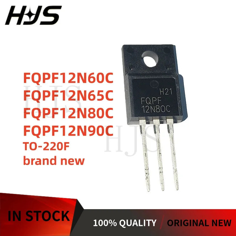 5PCS FQPF12N60C FQPF12N65C FQPF12N80C FQPF12N90C TO-220F FQPF12N60 FQPF12N65PF12N80 FQPF12N80FQPF12N