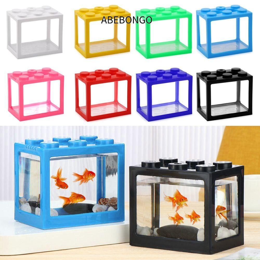 ABEBONGO Betta Fish Tank Aquarium Tank PVC ของขวัญประดับ