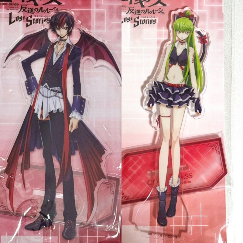 รหัส Geass: Lelouch of The Rebellion ขาตั้งอะคริลิค CC Lelouch Vi Britania เครื่องประดับตัวละครประณีตของขวัญสร้างสรรค์ของเล่น
