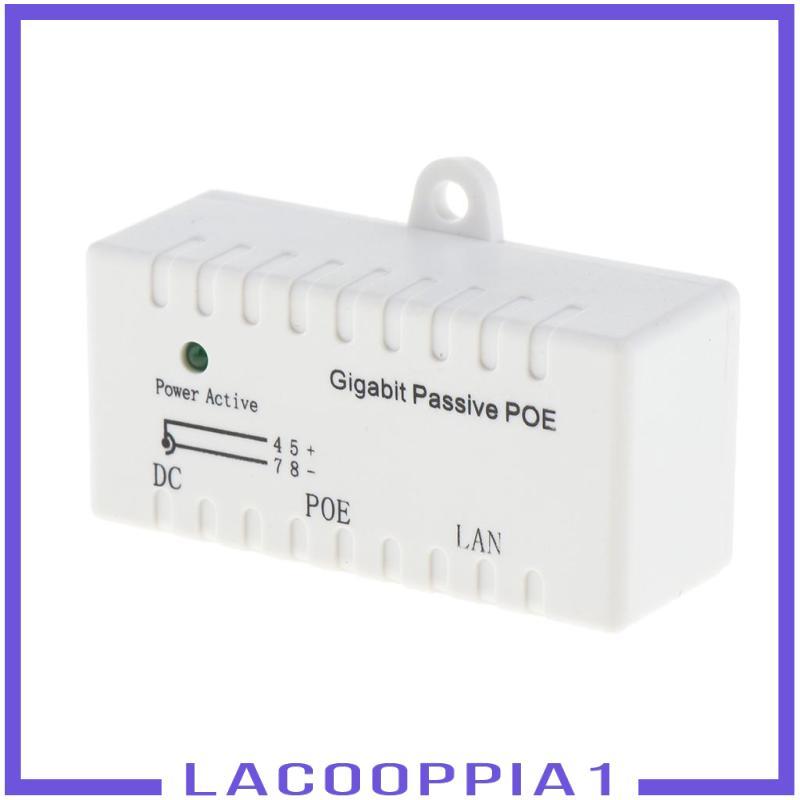 [Lacooppia1] Gigabit Passive Power Over Ethernet POE หัวฉีดสําหรับขั้วต่อ 2.1 มม. x 5.5