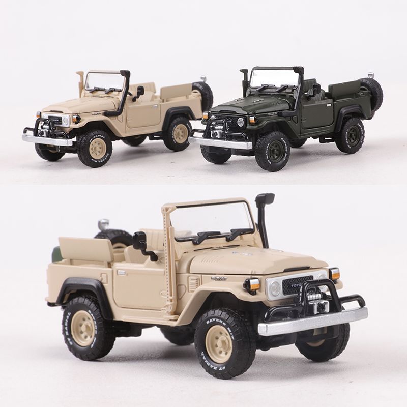 RM Rhino 164 โลหะผสมรุ่น FJ40 รถกระบะ Land Cruiser J40/LC40 จําลองรถรุ่น