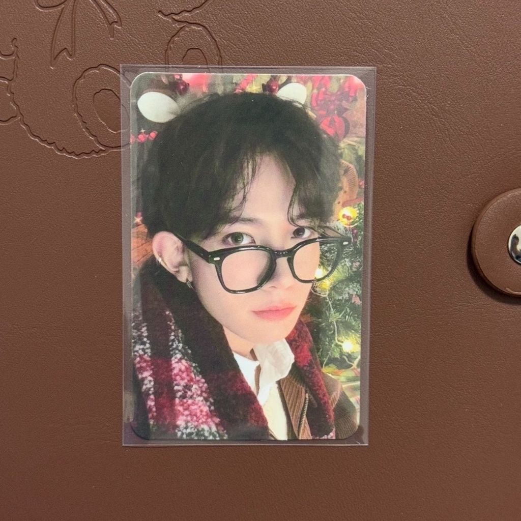 Kbs Approach Card ENHYPEN การ์ดเล่นเพลงของแท้ Li Xicheng Photo Card การ์ดคริสต์มาส