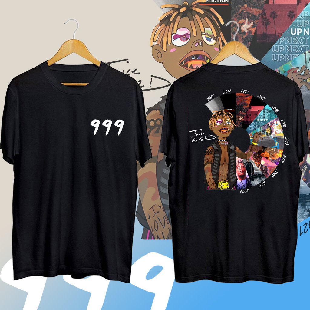 จัดส่งภายใน 24 ชั่วโมงJuice Wrld The Party Never Ends อัลบั้มปกเสื้อยืด 999 Juice Wrld เสื้อยืด Juic