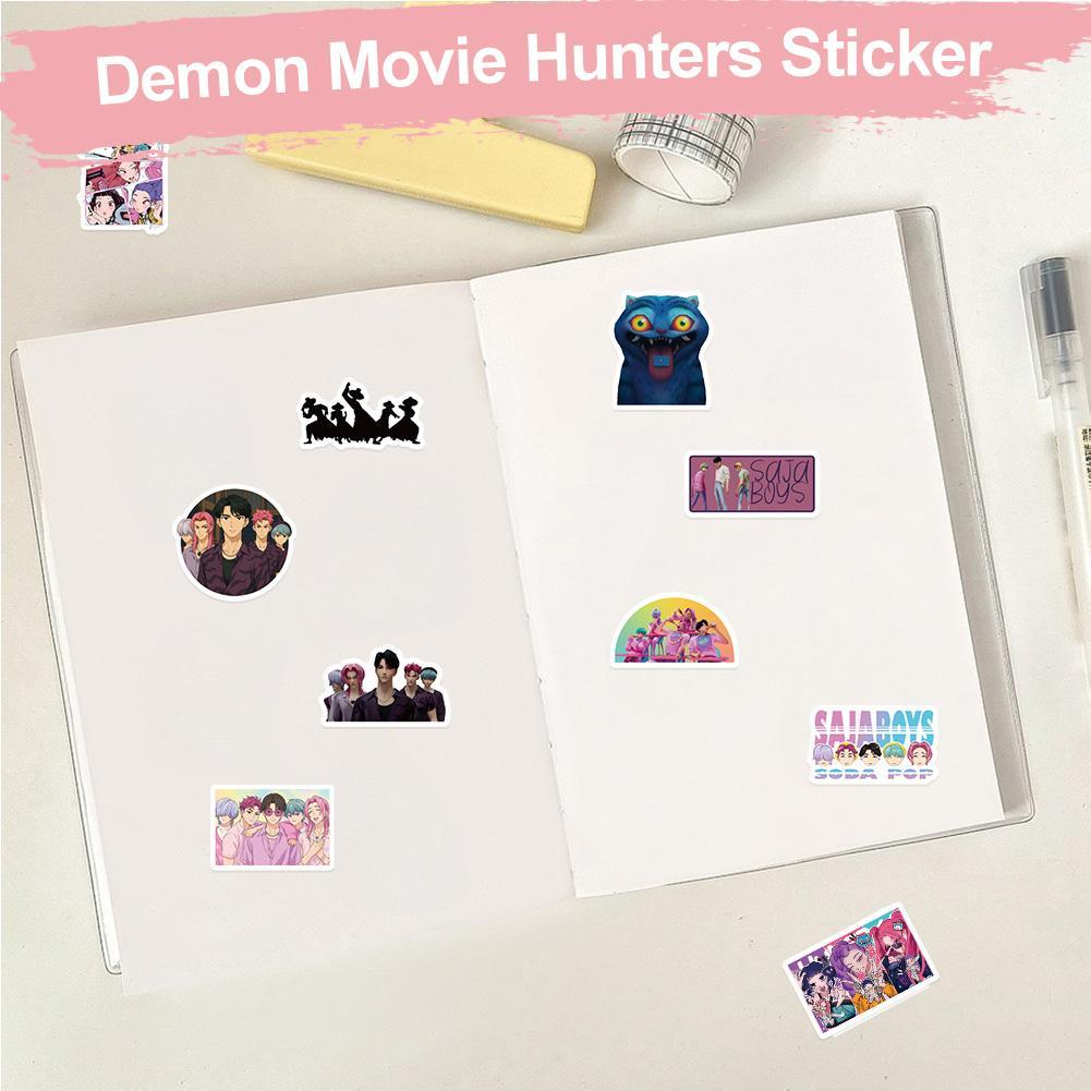 Cross Border Demon Hunter Girl Group Demon Boy Doodle Character สติ๊กเกอร์สร้างสรรค์การ์ตูน O3z5