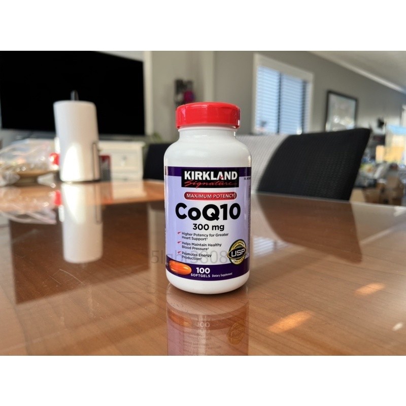 Kirkland Coenzyme Q10 300 mg 100 Softgels สูตรเข้มข้นเพื่อการบำรุงร่างกาย (Exp.02/2027)