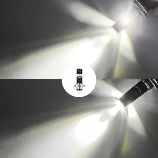 ไฟ LED P15D H6 พัดลมลำแสงสูง/ต่ำระบายความร้อน AC/DC 9 80V 28W 2500 Lumens 6000K สำหรับจักรยานไฟฟ้า 110ทรงลุงled