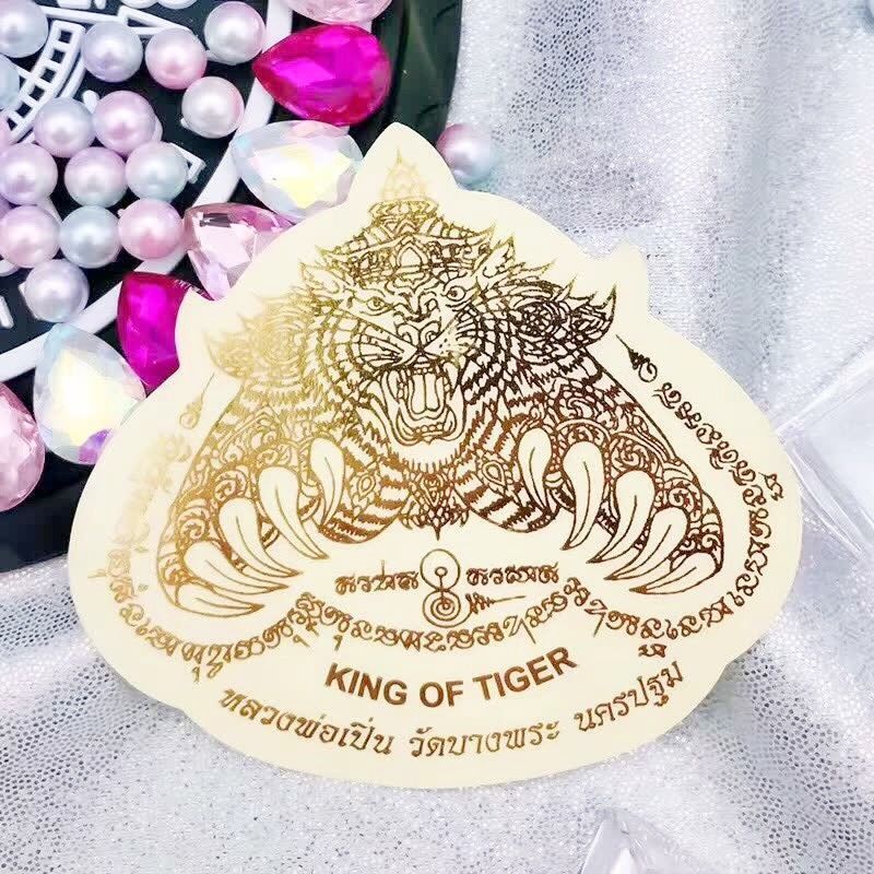 สินค้าใหม่ พร้อมส่ง Thailand Amulet Thailand LP Thailand Tiger Sticker Tiger Car Sticker Thailand Mo