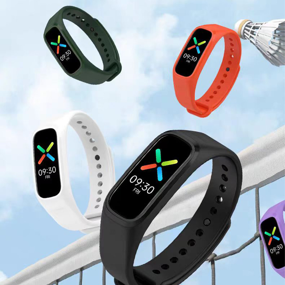เคสซิลิโคน + สายรัดสําหรับสมาร์ทวอทช์ OPPO Band Anti Gores ป้องกันหน้าจอกันน้ําอุปกรณ์เสริมสําหรับ OPPO Band