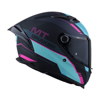 MT BRAKER GD HARMONY Full Face Dual Visor Motorcycle Helmet | ECE CERTIFIED | Free Clear Visor