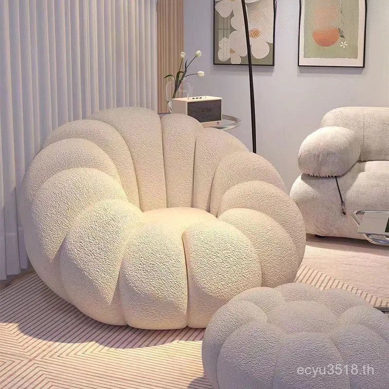 Sleepinging Lazy Nest Tatami ฟักทองเหยียบโซฟาโซฟา Sleeping ครีมสไตล์เก้าอี้ Man Adzuki Bean กระเป๋าเ