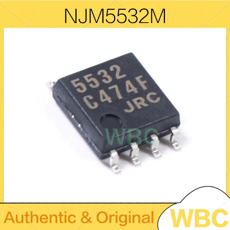 5 ชิ้น/ล็อต NJM5532M-TE1 NJM5532M 5532 SOP-8 DMP-8 JRC Noise dual-opration เครื่องขยายเสียงชิป IC ให
