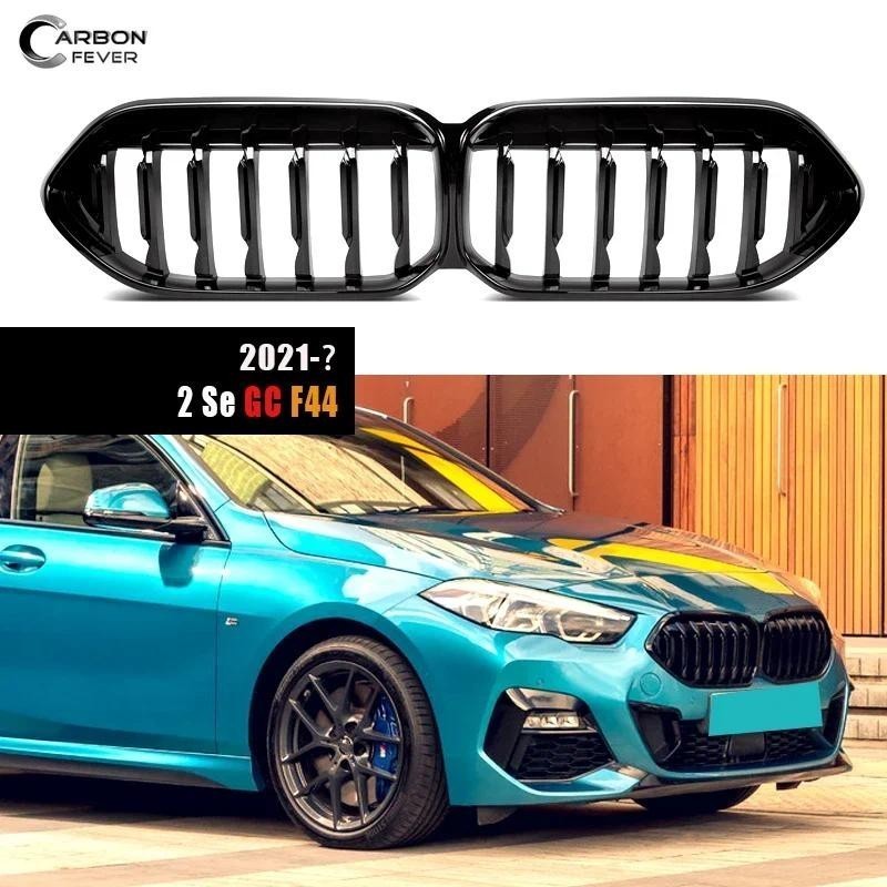 F44 Racing Grill Gloss สีดํา ABS กันชนหน้ากระจังหน้าไตสําหรับ BMW 2 Series 2021-? กระจังหน้า Gran Co