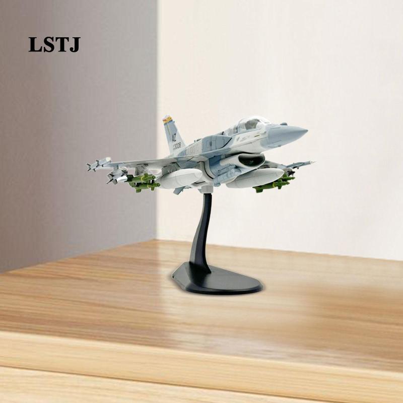 [Lstjj] 1/72 Scale F-16F เครื่องบินขาตั้งจอแสดงผลเครื่องบินที่สมจริงสําหรับห้องนั่งเล่นในบ้านการบินท