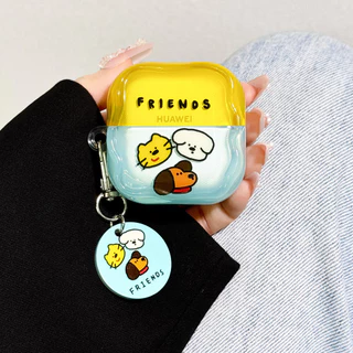 สําหรับ huawei freeclip2 2025 เคสป้องกัน freebus6i ชุดหูฟังไร้สายบลูทูธกรณี se3 soft case se2 โปร่งใส freeclip dachshund anti-drop เคสป้องกัน