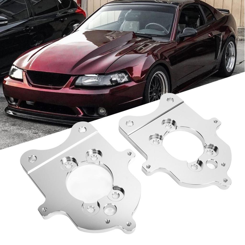 Treee Treee ด้านหลังเบรค Conversion Bracket ติดตั้ง Caliper F4ZC 2C100 BA Disc สำหรับ SN95 Cobra