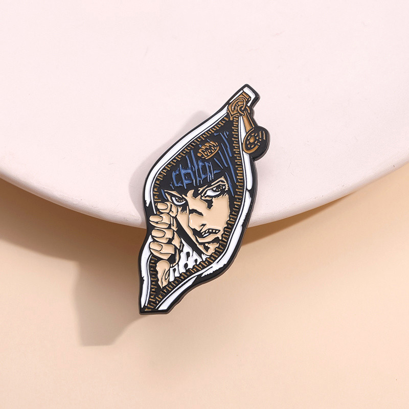 เข็มกลัดโลหะ รูปเกม Bucciarati JOJO's Bizarre Adventure เครื่องประดับ ของขวัญ สําหรับตกแต่งกระเป๋านักเรียน