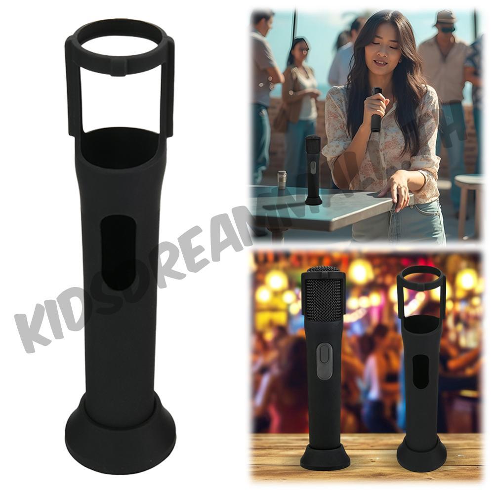 เคสซิลิโคน Anti-Rolling Mic Sleeves ไมโครโฟนสําหรับ JBL PartyBox ไมโครโฟนไร้สาย