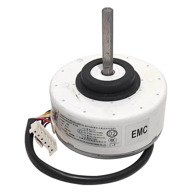 มอเตอร์พัดลมภายในแบบไร้แปรงถ่าน DC280V รุ่น WZDK20-38G (ZKFP-20-8-6) สำหรับเครื่องปรับอากาศอินเวอร์เตอร์มีเดีย