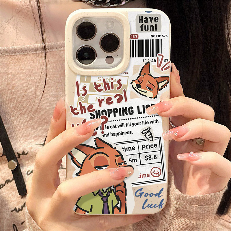 ใช้ได้กับ เคสไอโฟน 11 น่ารักซูเปอร์โตนีสุนัขจิ้งจอกคู่นุ่ม สำหรับ iPhone  16 13 15 14 12 Pro Max XR X XS 7 8 ราคา ถูกที่สุด ดีลบีเคเค แกลเลอรีภาพที่ 4
