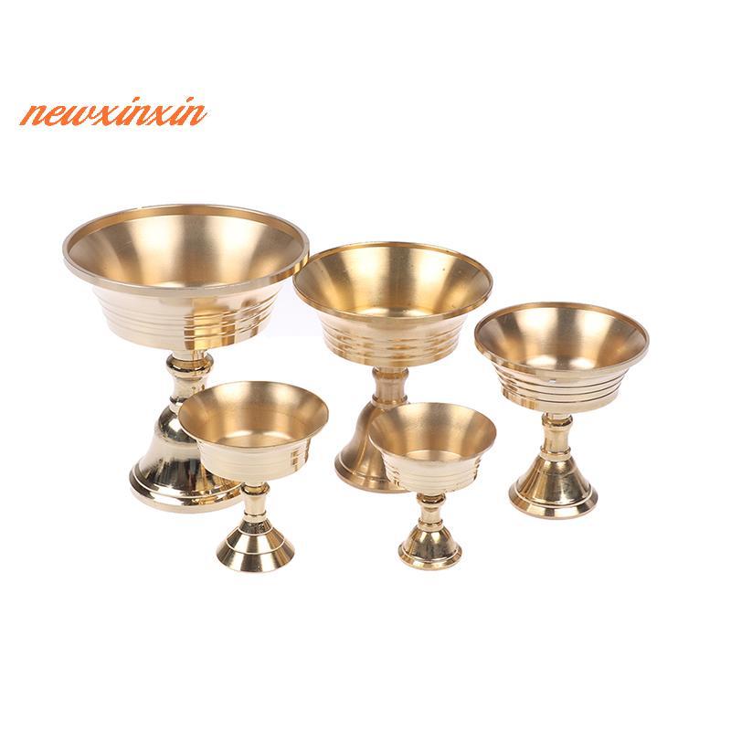 [NT-t] เชิงเทียนโลหะผสมทองแดงสีทองหลายขนาด Candlesti Candelabrum ตกแต่งบ้าน [ใหม่]
