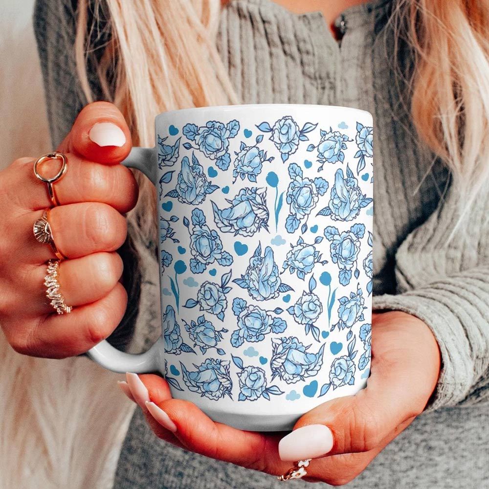 Flower Coffee Mug mug gift coffee cup Milk cup