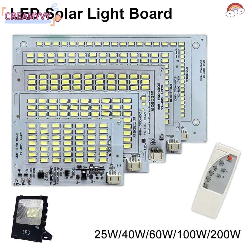 CREAMYVY 1 ชิ้นแหล่งกําเนิดแสงแผง,แสงสีขาว 25/40/60/100/250 วัตต์ LED Light Board, SMD5730 พร้อมรีโมทคอนโทรลความสว่างสูง Floodlight