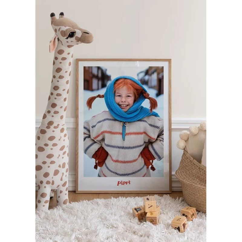 คลาสสิกเด็กวรรณกรรม P-Pippi Longstocking ภาพวาดผ้าใบพิมพ์ Wall Art โปสเตอร์โมเดิร์นเด็กตกแต่งห้องนอน