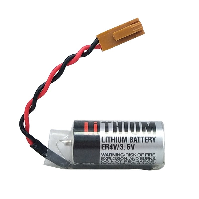 TOSHIBA ER4V 3.6V 1200mAh แบตเตอรี่ลิเธียมไอออนเหมาะสําหรับ Fuji Servo System Encoder NP8P-BT
