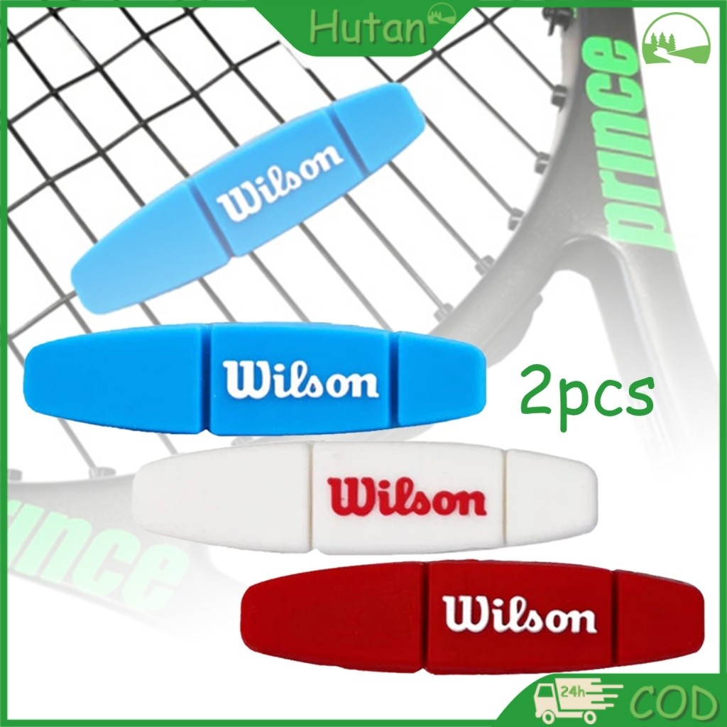 2 ชิ้น Wilson Tennis Damper ซิลิโคนทนทานเทนนิส Damper Wilson ไม้เทนนิส Damper