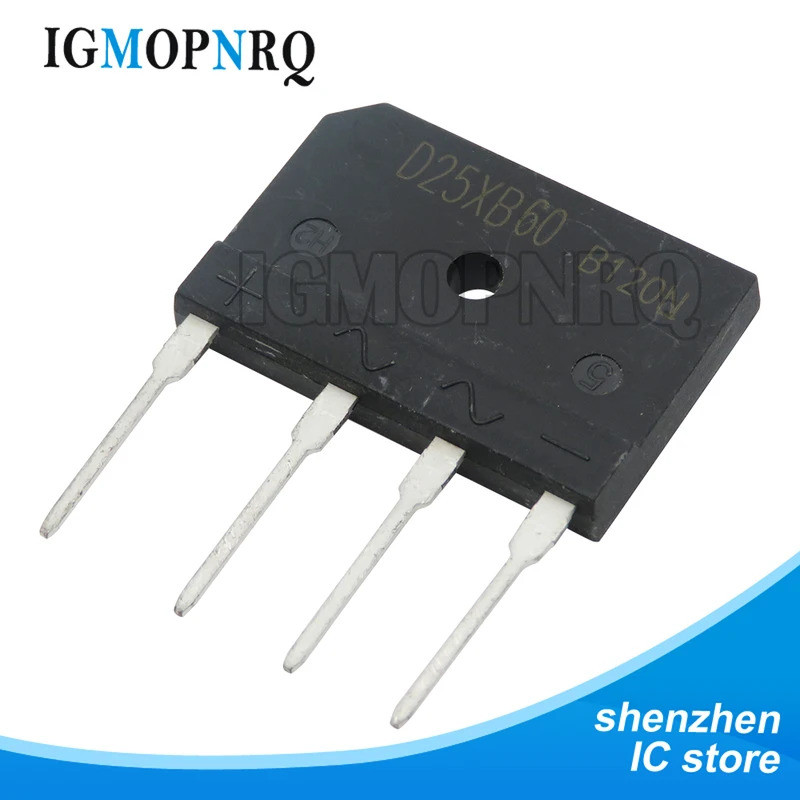 5PCS D10XB60 D15XB60 D15XB80 D20XB80 D25SB80 D25XB60 D25XB80 ZIP-4 ในสต็อก GBJ2510 GBJ3510