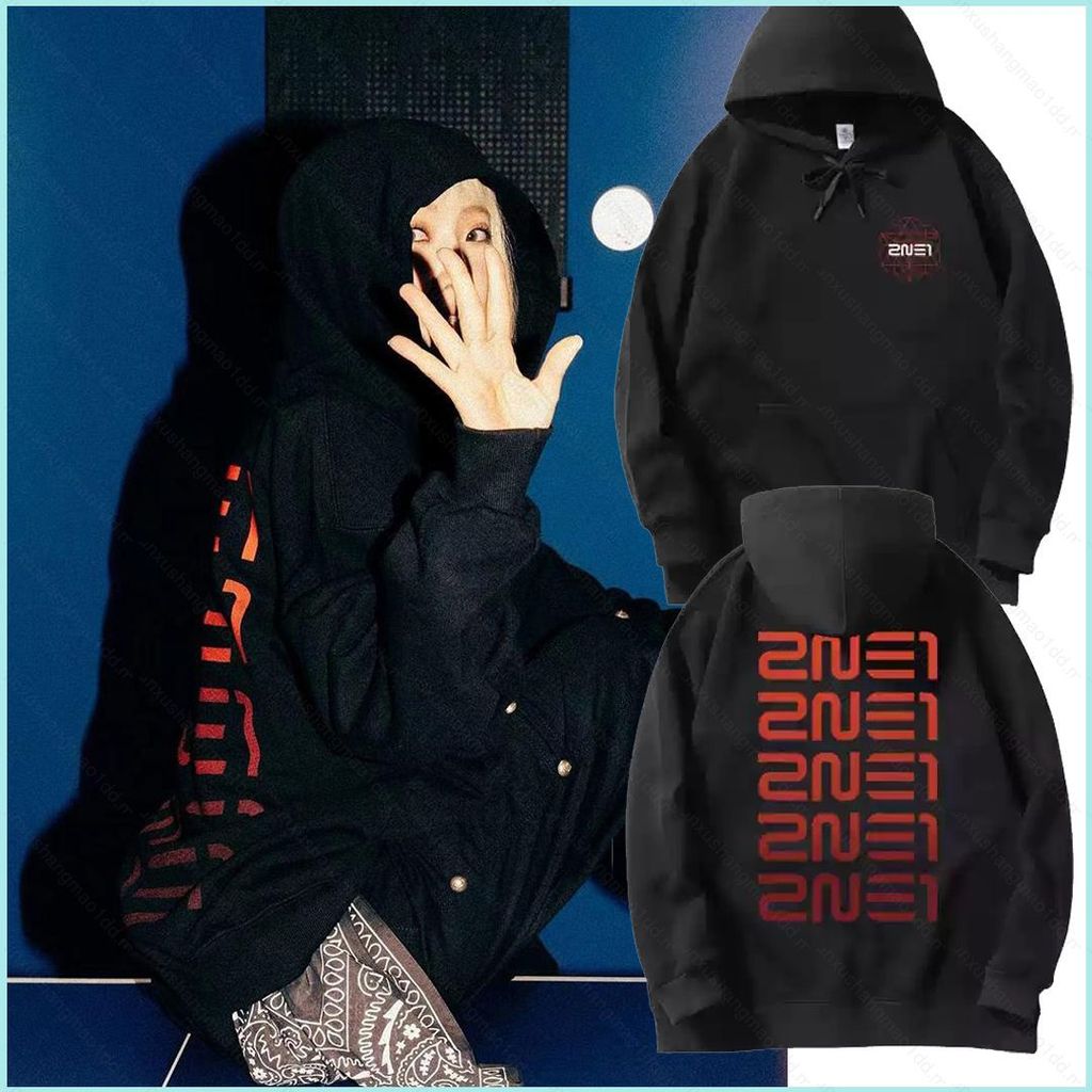 XS1 2NE1 CL Park Bom Sandara Park Minzy T-ARA แกนนําคอนเสิร์ต Hoodie เสื้อแขนยาว XS1