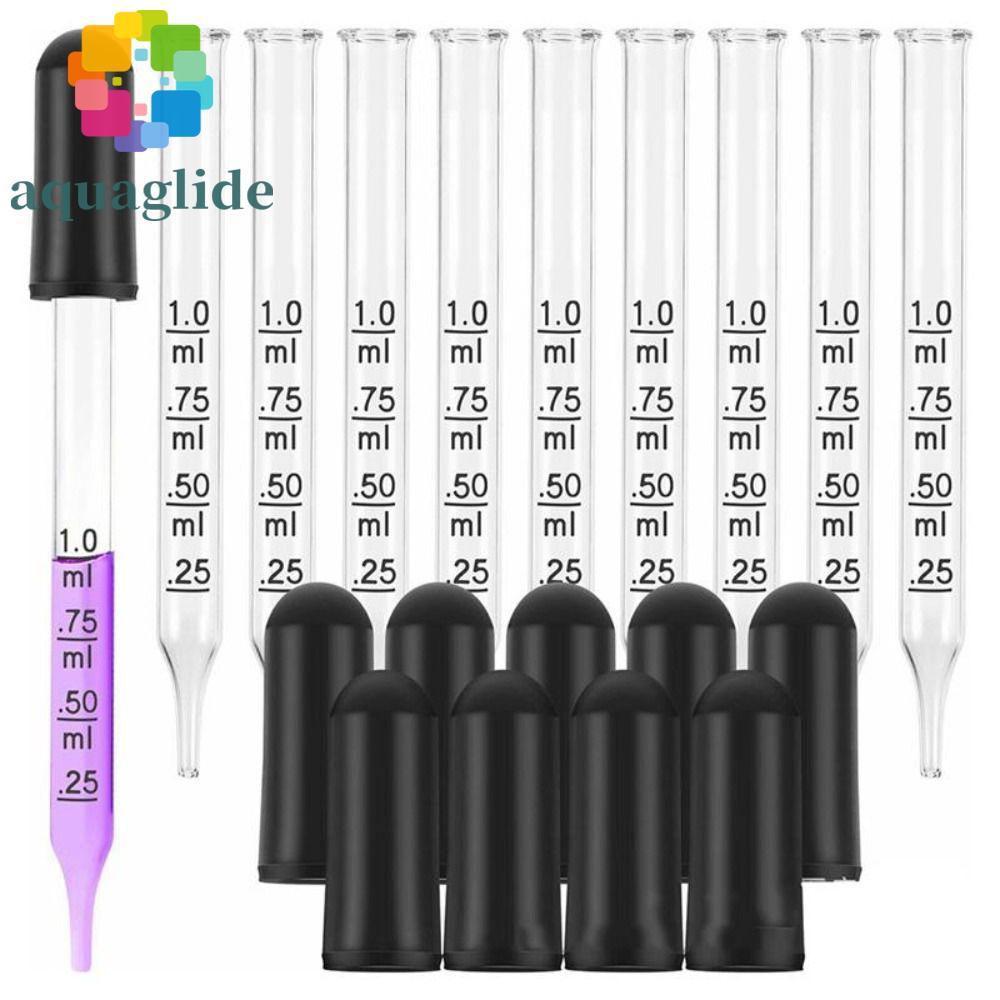 AQUAGLIDE Scale Dropper สําหรับ Home 1ml Multi-purpose Essential Oil Dropper ขวดหลอด Dropper Transfe