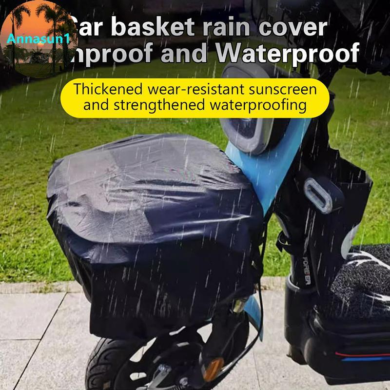 Annasun Rain Cover สําหรับกระเป๋าจักรยาน Rain Cover สําหรับ Rain Cover ตะกร้าจักรยานกระเป๋ากันน้ําพล