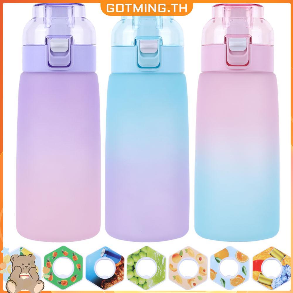 ถ้วยน้ํากลิ่น 600ML Tritan พร้อม 7 Flavour Pods ขวดน้ํากลิ่นหอมผลไม้ขวดน้ํากีฬาเหมาะสําหรับยิมโรงเรี