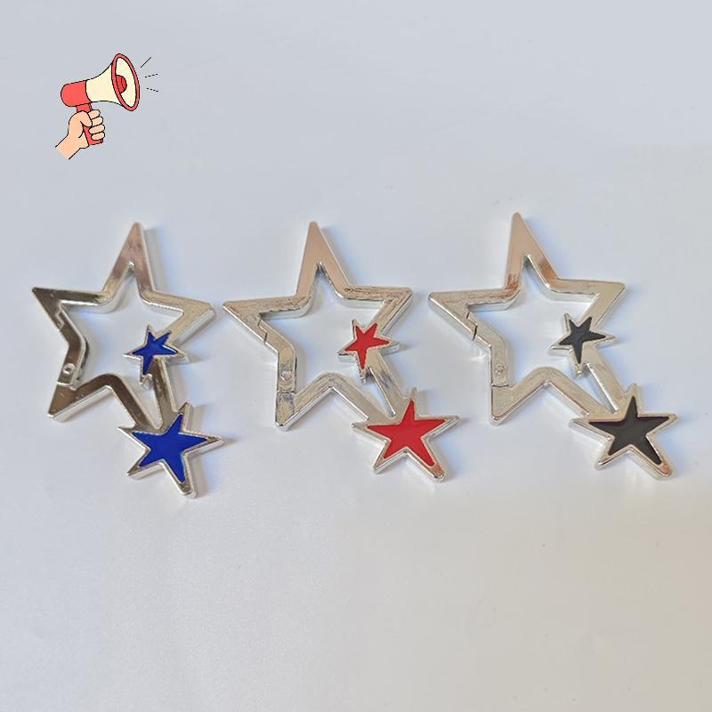 [MZ] Y2K Star Geometric Essential Icon Carabiner พวงกุญแจพวงกุญแจรถ Bapa Decor [TH]