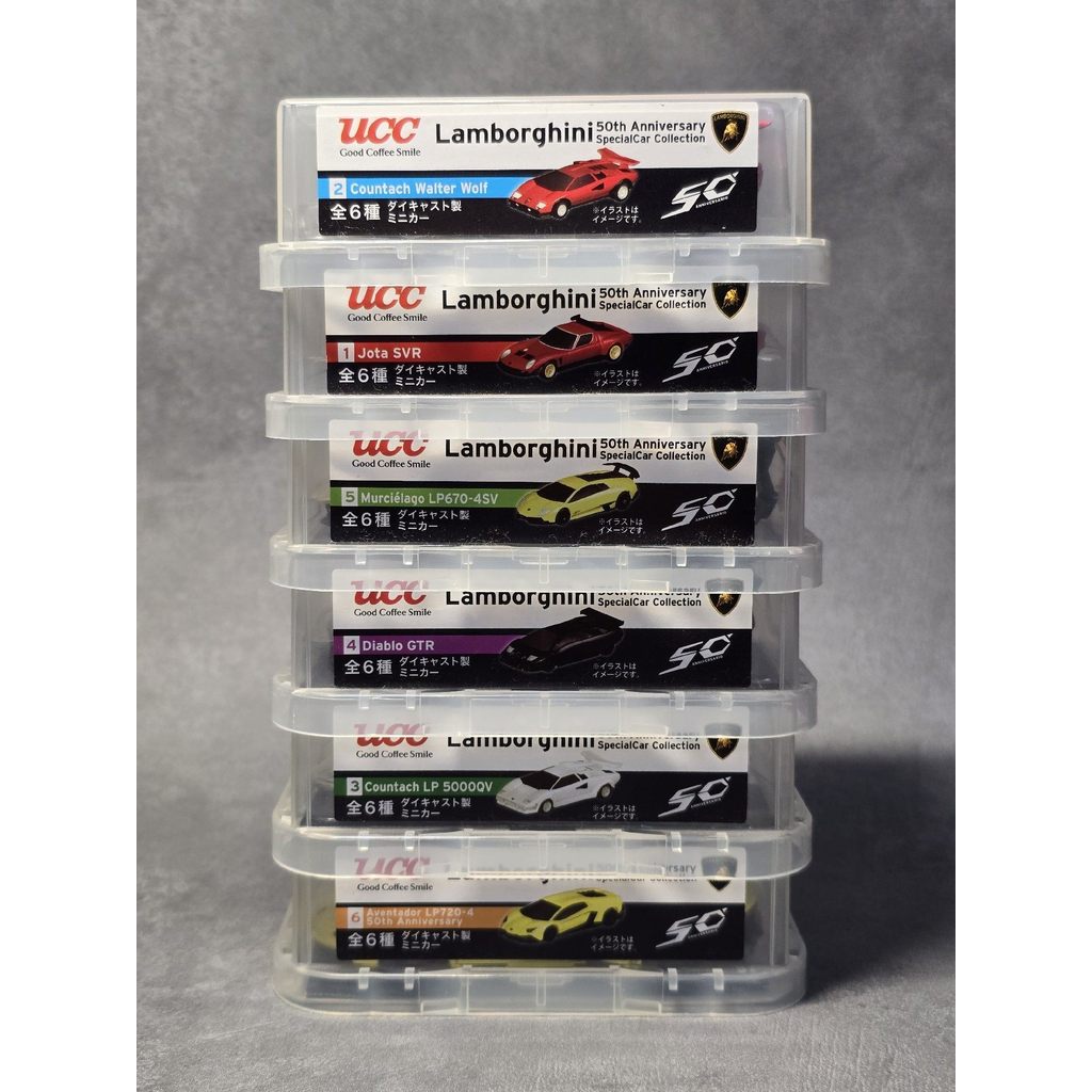 [คลังสินค้าพร้อม] 1/55~1/64 UCC Coffee Special Lamborghini Lamborghini โมเดลต่างๆ Big Bull Bat Ghost