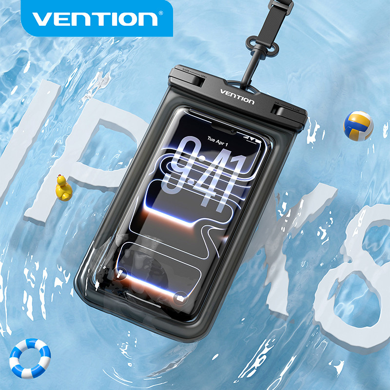 Vention Phone Waterproof Case IPX8 Protection Bag for Phones Up to 7.2 Inches Songkran Festival สงกรานต์ Waterproof bag