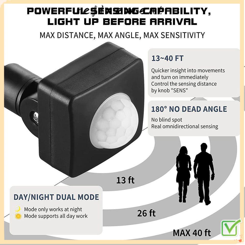 REFINEMENT PIR Motion Sensor Switch ไฟ LED Motion Sensor Sensor Sensor Switch