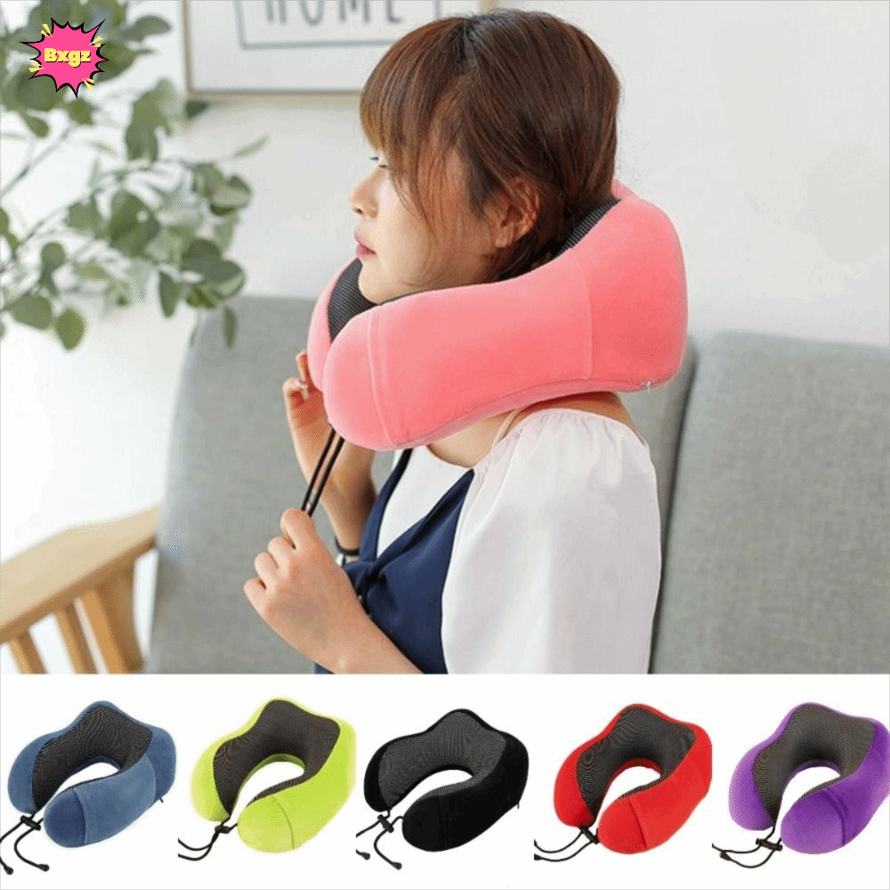 INNICE U หมอนรูป, เบาะโดยไม่ต้องพกพากระเป๋าคอสนับสนุนหมอนเดินทาง, styler 30*25*15 ซม.EaCervical Heal