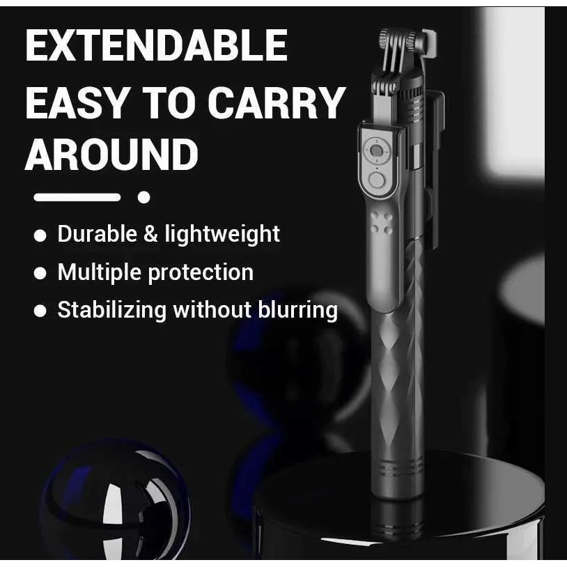 VCT Tongsis สมาร์ทโฟน Selfie Stick Stabilizer ขาตั้งกล้องระยะไกล Bluetooth - K28