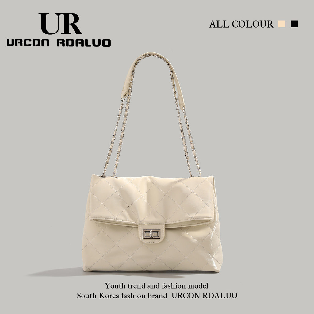 พร้อมส่ง กระเป๋าสะพายข้าง กระเป๋าผู้หญิง สไตล์เกาหลี ใหม่ 2026 จุของได้เยอะ กระเป๋าใต้วงแขน หนัง PU 