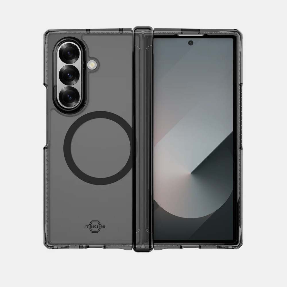 ITSKINS Hybrid R Clear Hinge Magnetic Case เคส Samsung Galaxy Z Fold 7 -  สีใสรมดำ