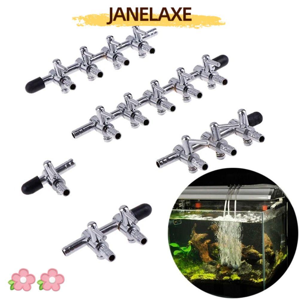 JANELAXE932JN เครื่องแยกอากาศตู้ปลา, สแตนเลส 1 2 3 4 5 ทางวาล์วลม, ทนทาน จําหน่ายปั๊มวาล์วแตะ