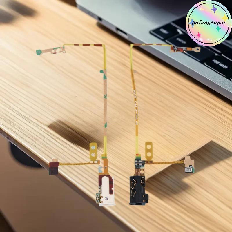 Pufangsuper สําหรับ IPod Nano 5 5th Gen สีขาวหูฟัง Ja Hold สวิทช์ไมโครโฟนโมดูล Flex สายซ่อม TH