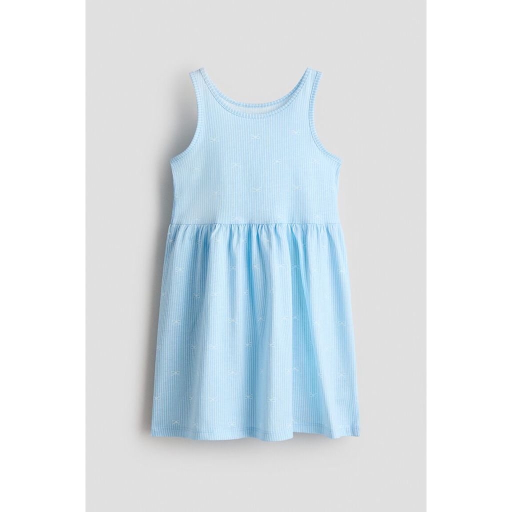 H&M(เอชแอนด์เอ็ม) ชุดเดรสผ้าฝ้ายลายพิมพ์ เด็กหญิง 1157735_23