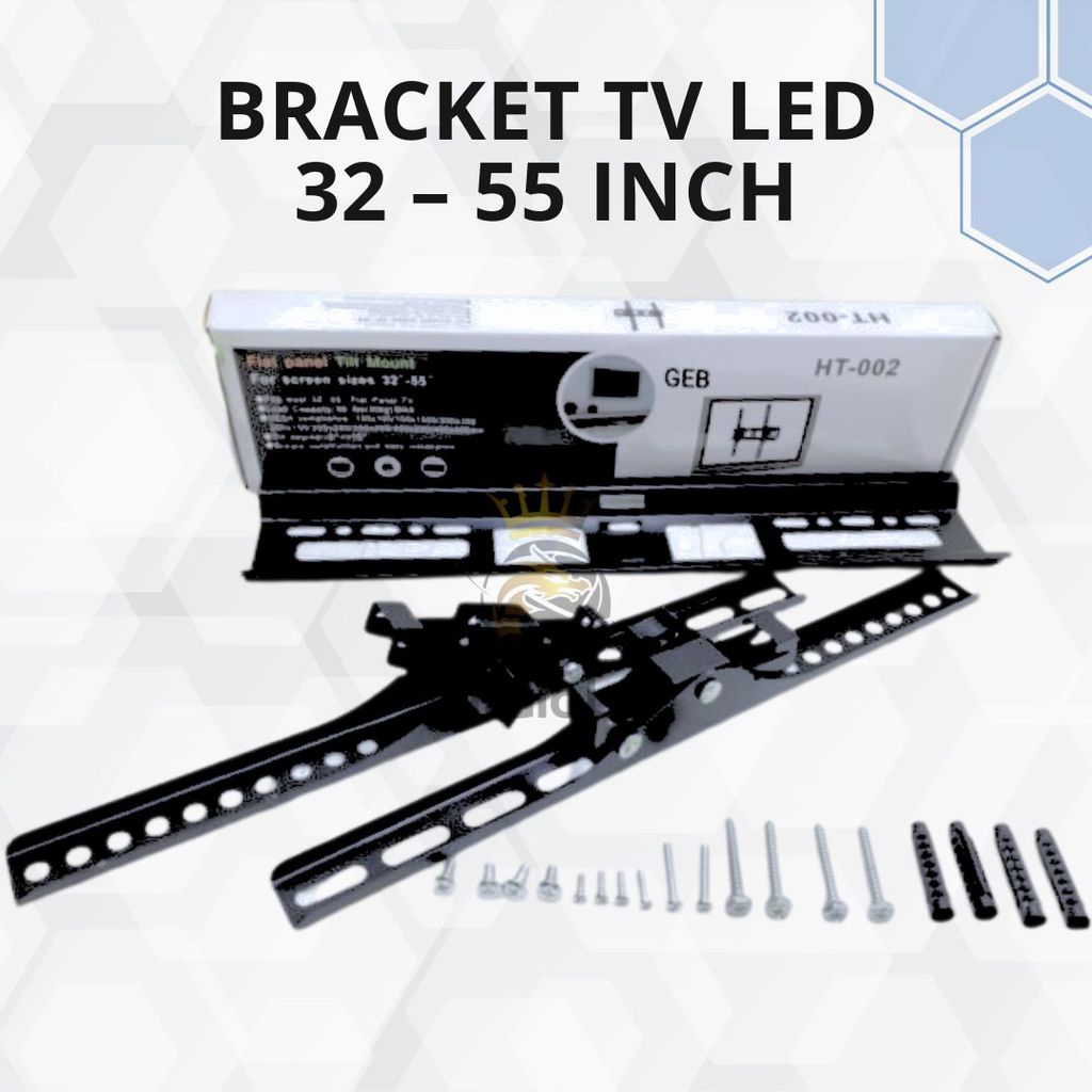 32 – 55 นิ้ว นํา จอแอลซีดี โทรทัศน์ ขายึดพร้อมโครงเหล็กและสลักเกลียว