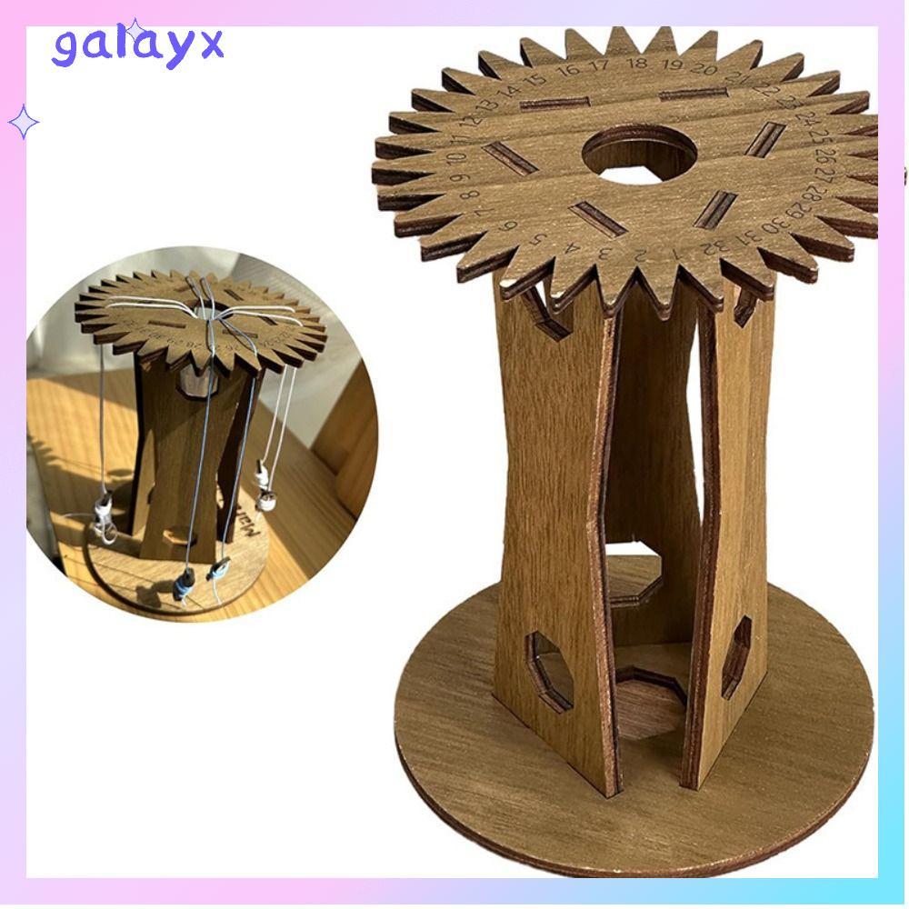 GALAYX Kumihimo Marudai Disk, เชือกมือไม้แนวตั้ง Braiding Disk, DIY Handmade เชือกถักเครื่องมือไม้