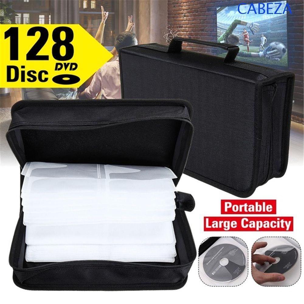 CABEZA กระเป๋าเก็บแบบพกพาทนทานกรณีอุปกรณ์เสริมเกม CD DVD VCD กระเป๋าสตางค์