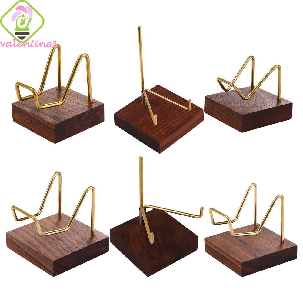 VALENTINE Wood Support Base Home Office Show Room Home Decoraition Ores Agate Rocks Display Holder