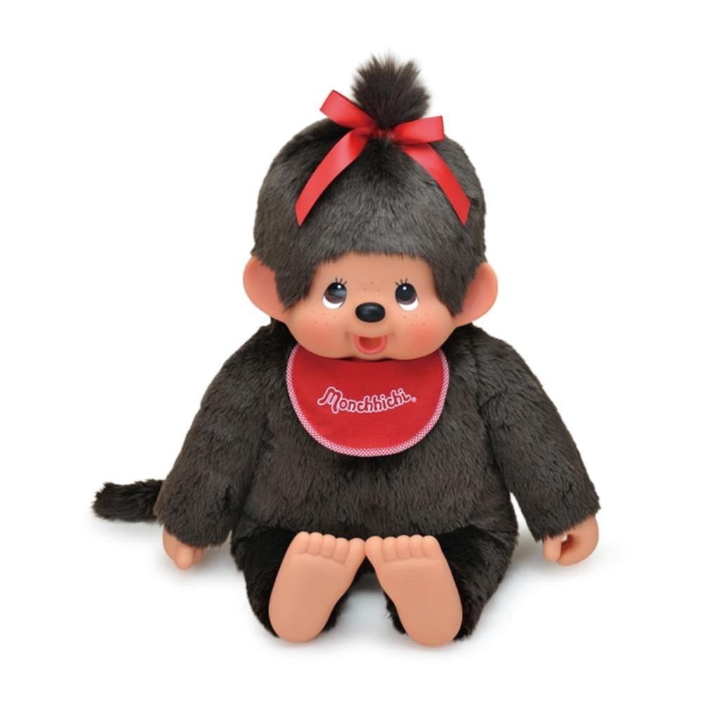 Sekiguchi Monchhichi Premium Standard 2L Brown Girl 251032 H80×W55×D23cm[Direct from JAPAN]